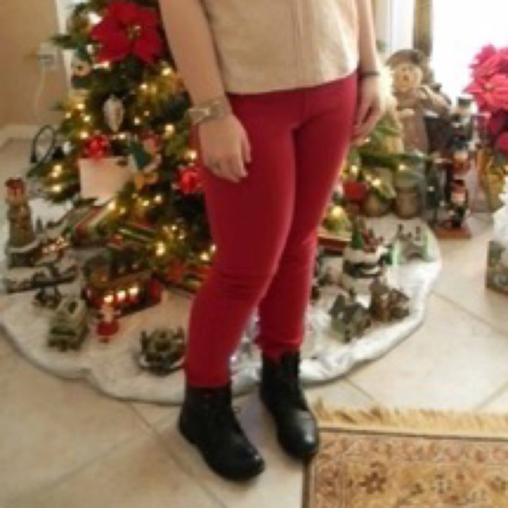 Junior’s Red Skinny Jeans